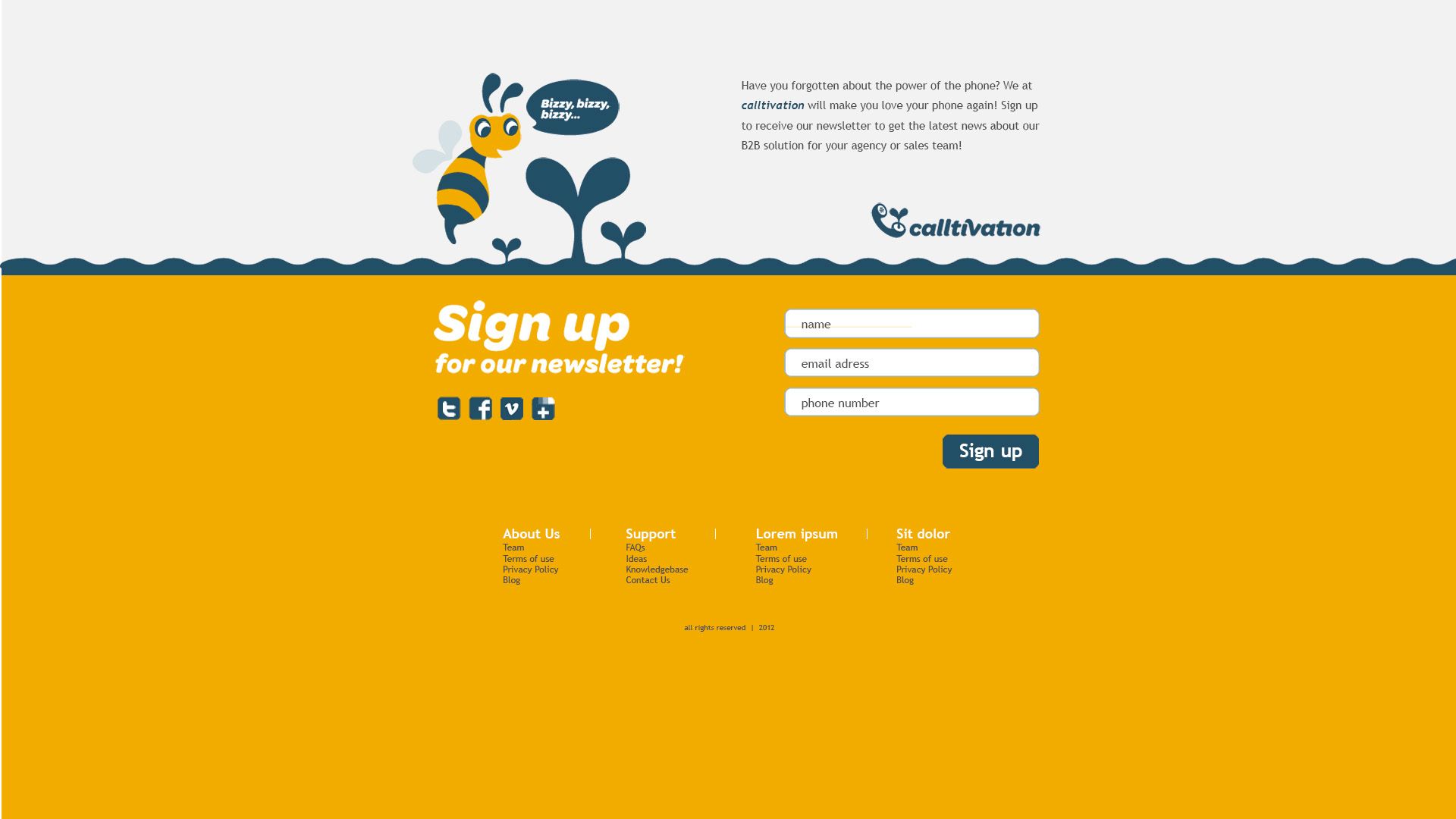 Project calltivation